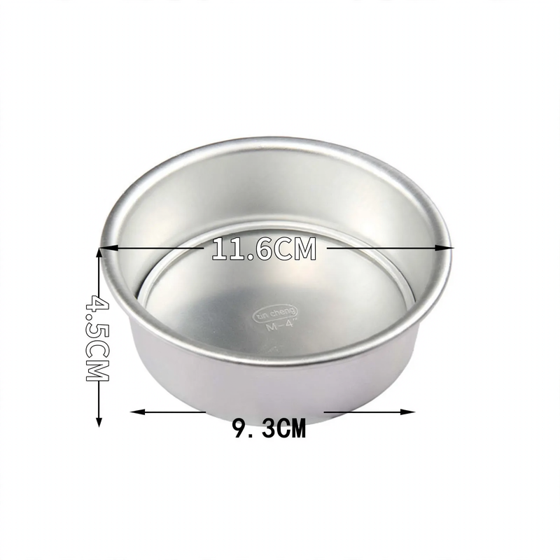 Cake pan, round, with flat bottom
