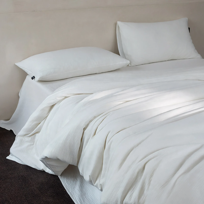 Duvet cover, cotton, 80s thread count, double gauze