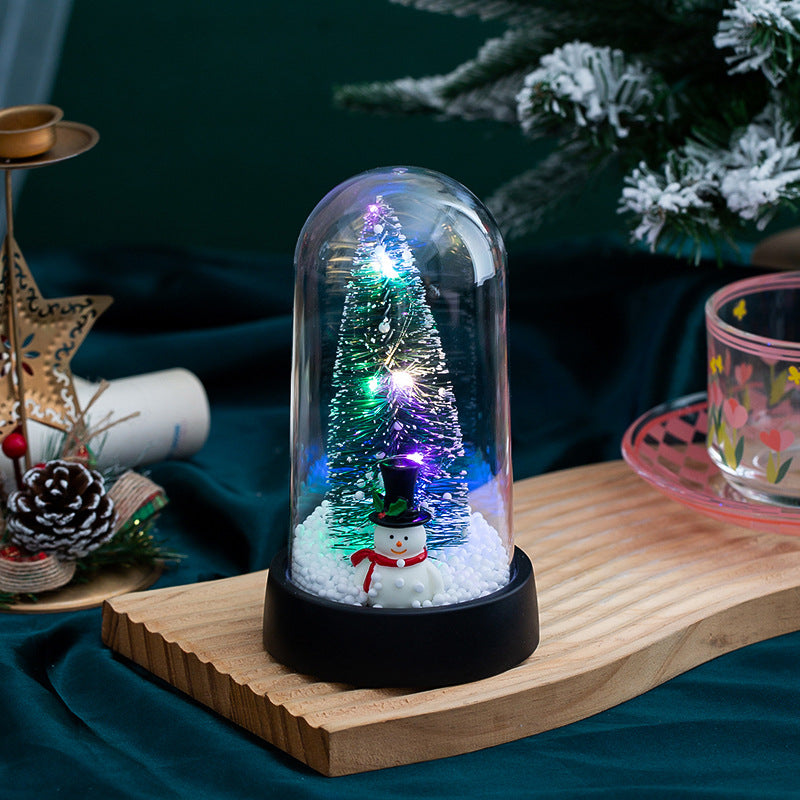 Mini Christmas tree with LED lighting
