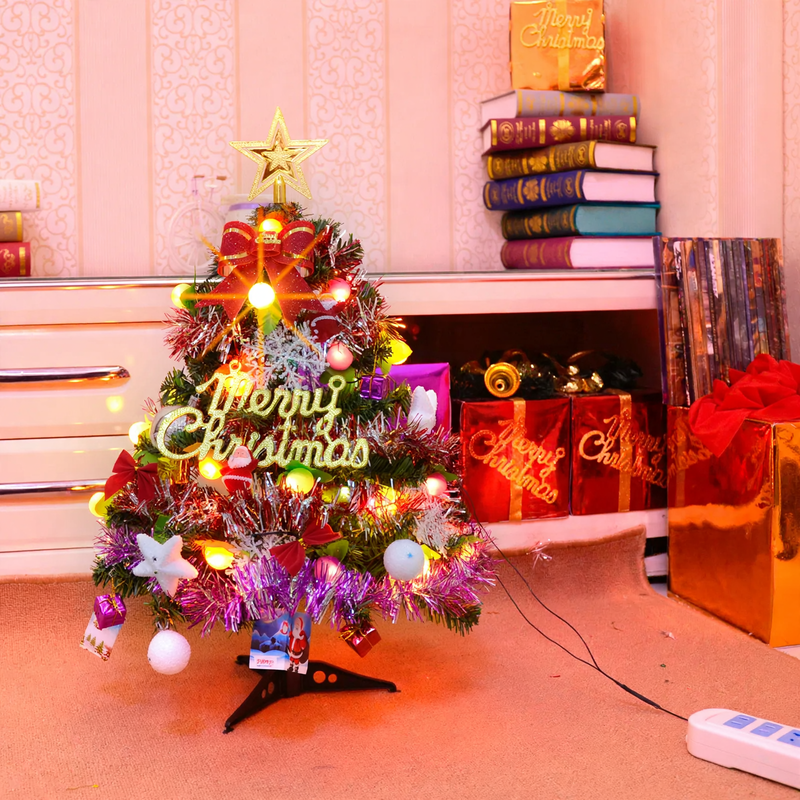 Mini Christmas tree set for table decoration
