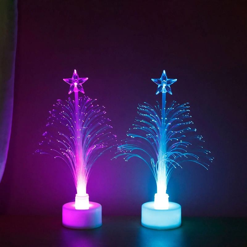 LED-Fiber Optic Christmas Tree, 15 cm