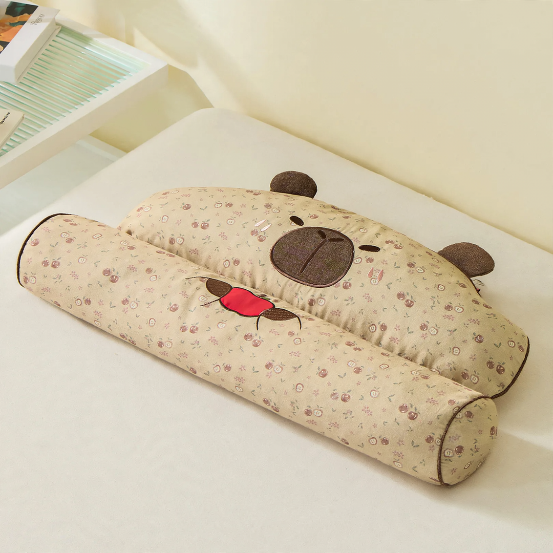 Pillows with buckwheat shells and cotton cover