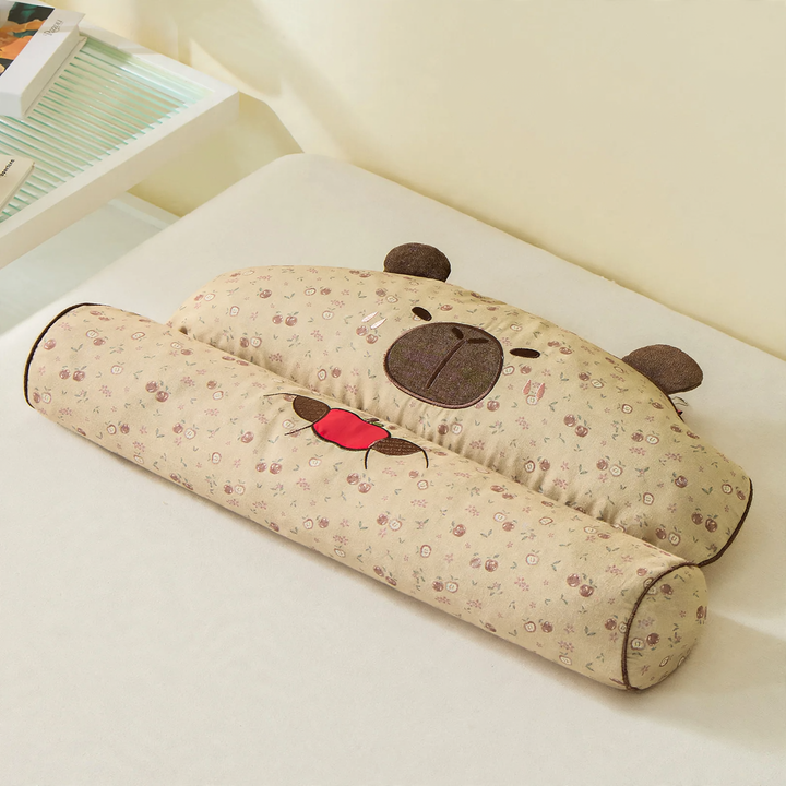 Pillows with buckwheat shells and cotton cover