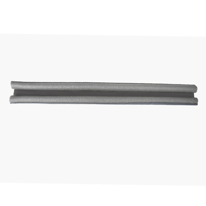 Door bottom seal with leather look