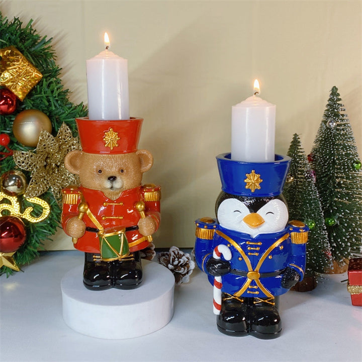 Animal Nutcracker Candle Holder made of Resin