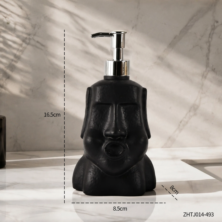 Soap dispenser Moai head, 300 ml