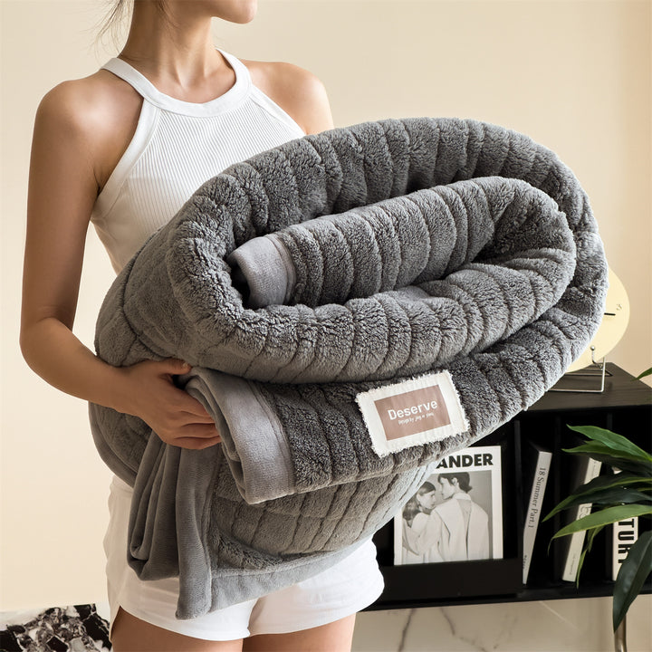 Milk fiber throw blanket, 100–200 cm, four seasons