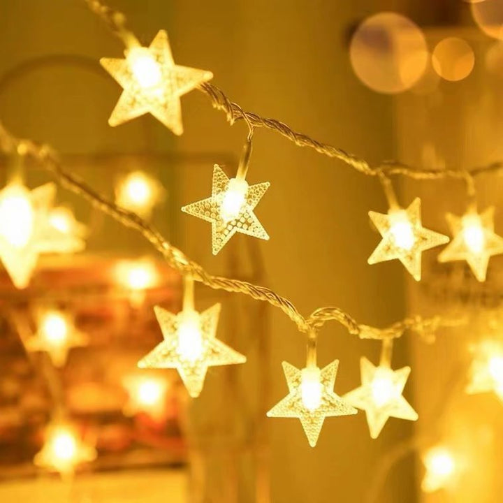 LED Star String Lights for Festive Decoration