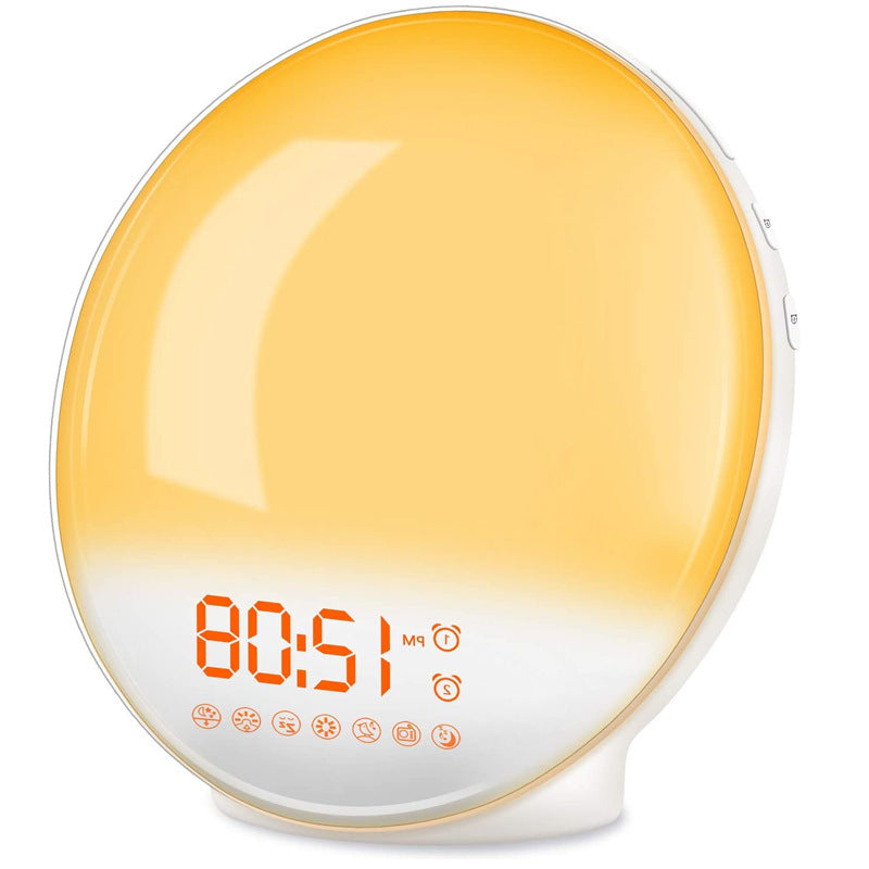 LED Sunrise Alarm Clock with Mood Light