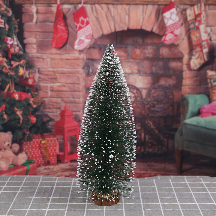 Mini Christmas tree made of pine needles