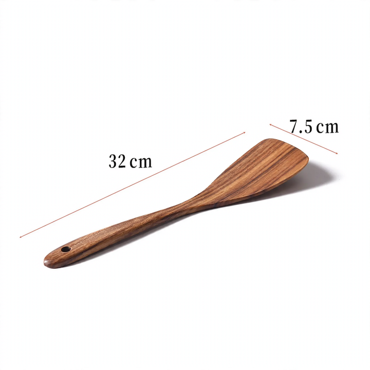 Wooden cooking utensils, various shapes
