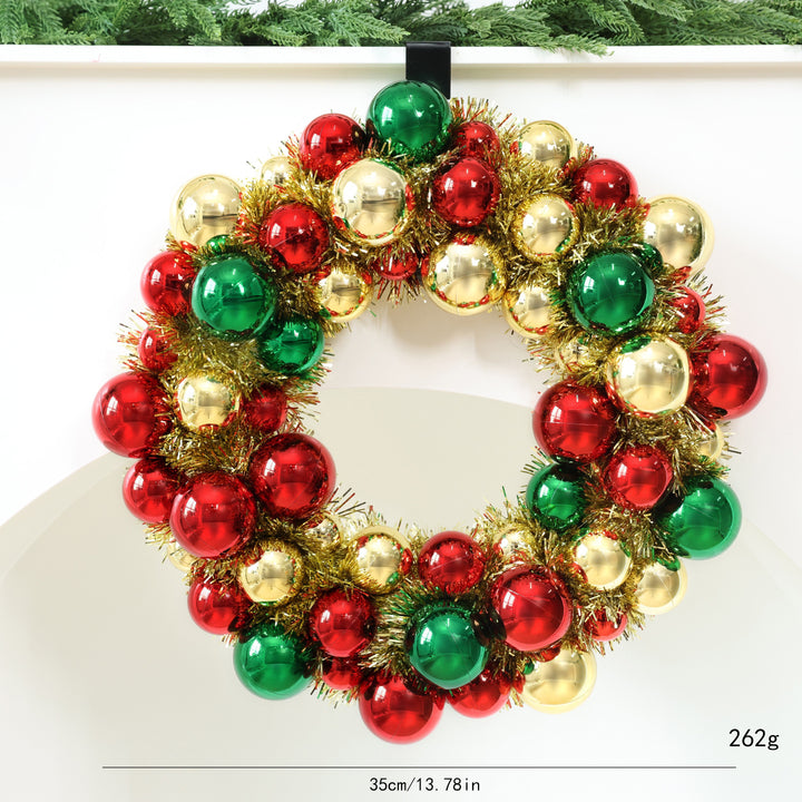 Decorative Christmas wreath for door and window