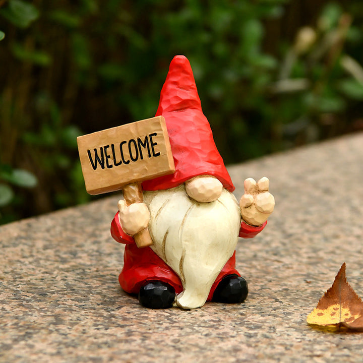 Decorative Christmas Gnome Figure made of Resin