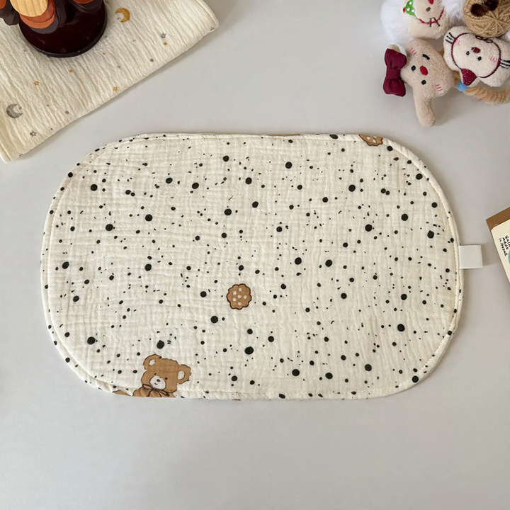 Cotton gauze pillow for newborns, 23×38 cm