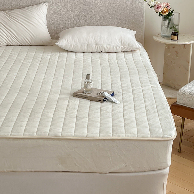 Japanese flannel fitted sheet, extra thick, 1.8m