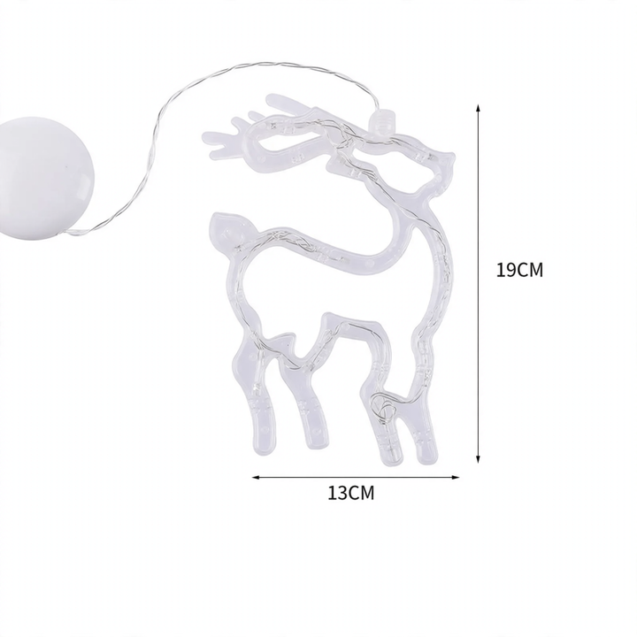 LED Suction Cup Hanging Light for Window Decoration
