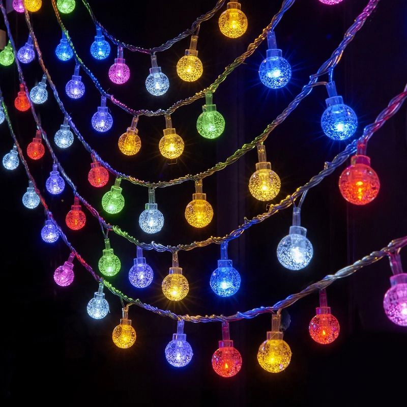 LED string lights for indoor and outdoor use