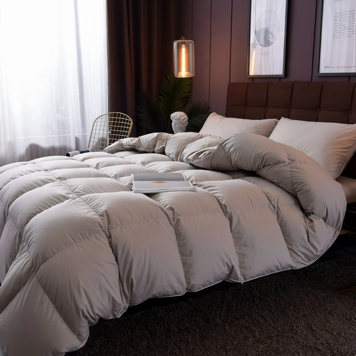 Goose down duvet, winter duvet, pure cotton, 5–6 kg