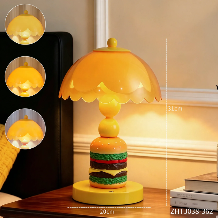 Hamburger table lamp in creative design