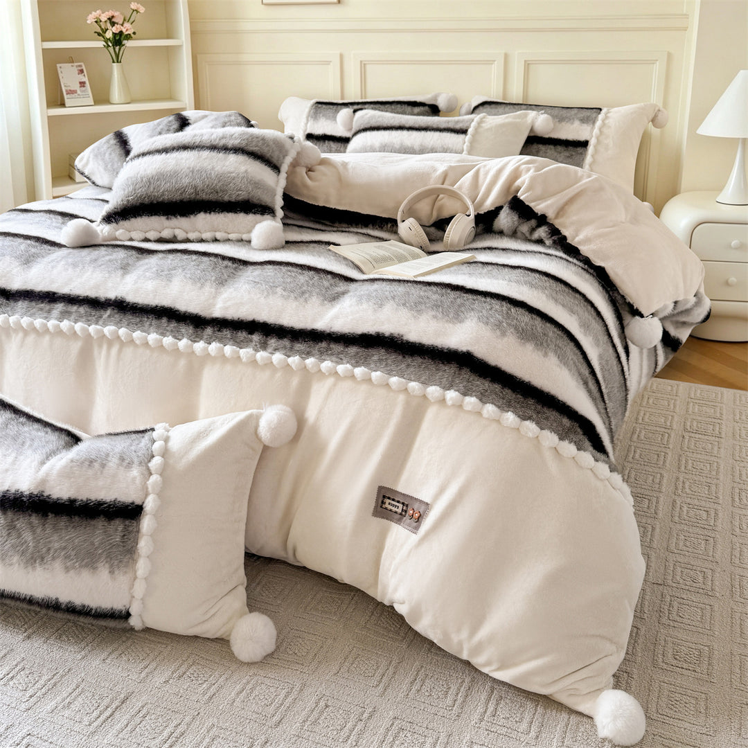 Milk fiber duvet cover set, 1.5 m, Winter