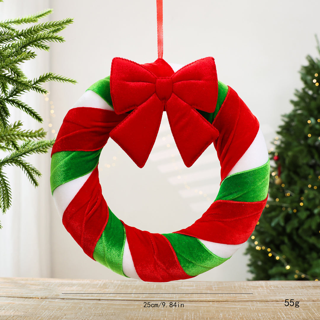 Decorative Christmas wreath for door and window