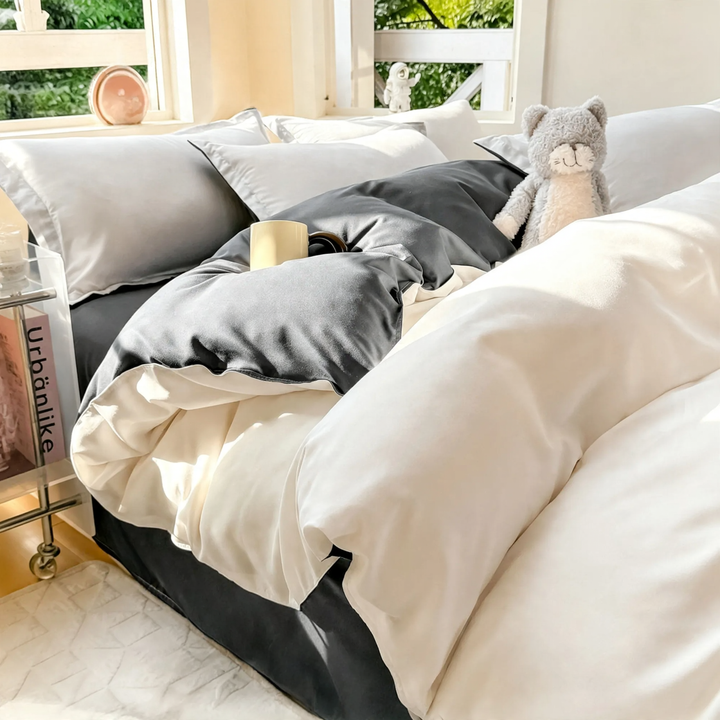 Bedding set made of cotton, soft and breathable