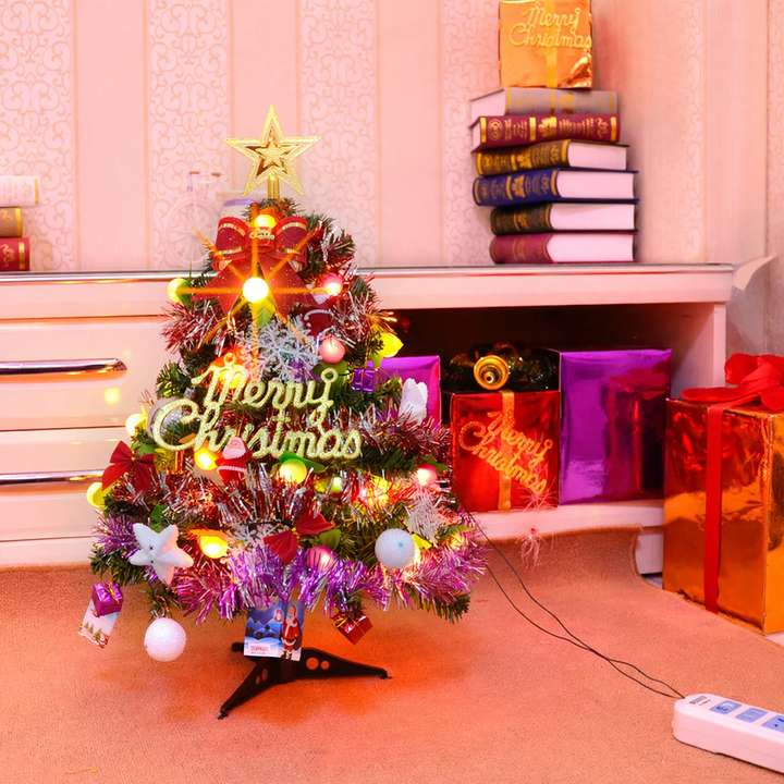 Mini Christmas tree set for table decoration
