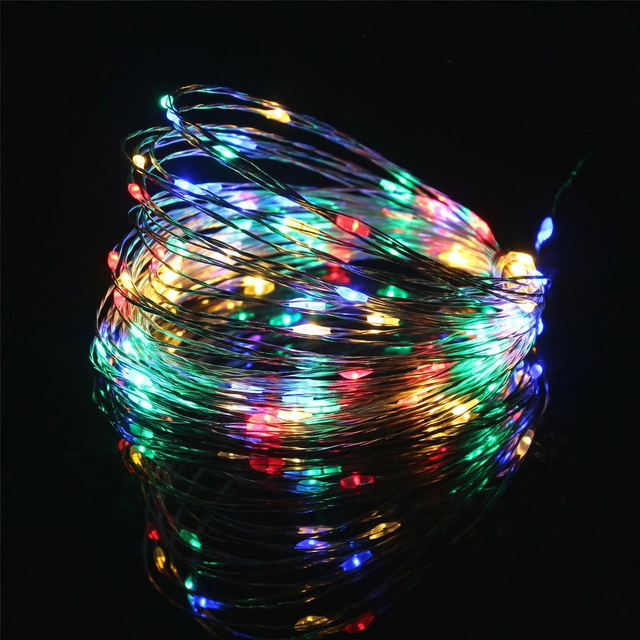 LED copper wire string lights for creative decorations