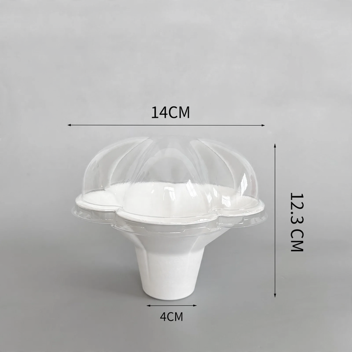 Disposable paper container, biodegradable
