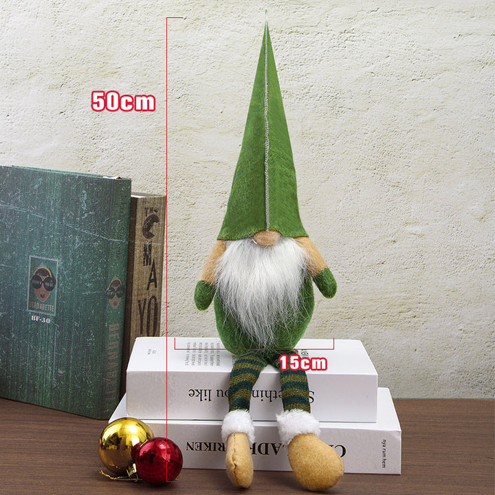 Christmas Elf Figure with Long Legs