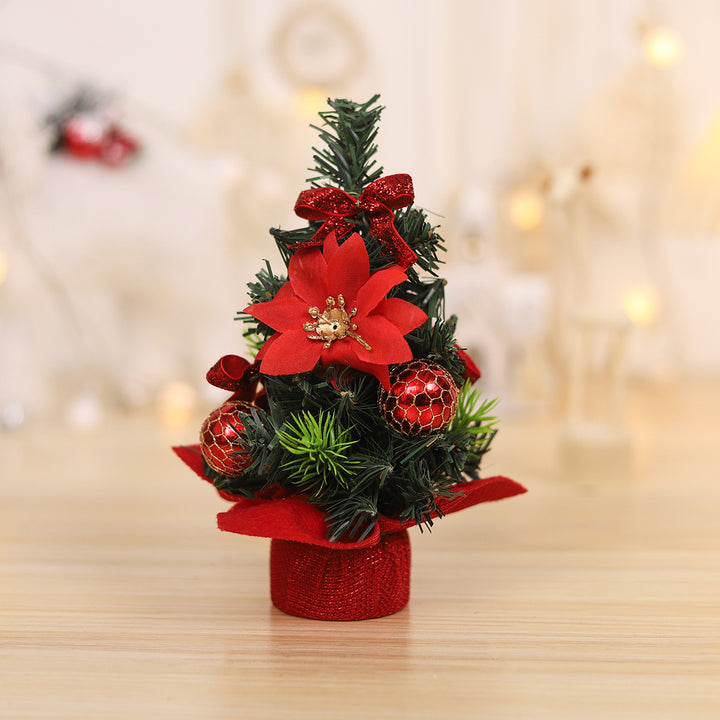 Mini Christmas tree made of PVC, 20 cm, table decoration