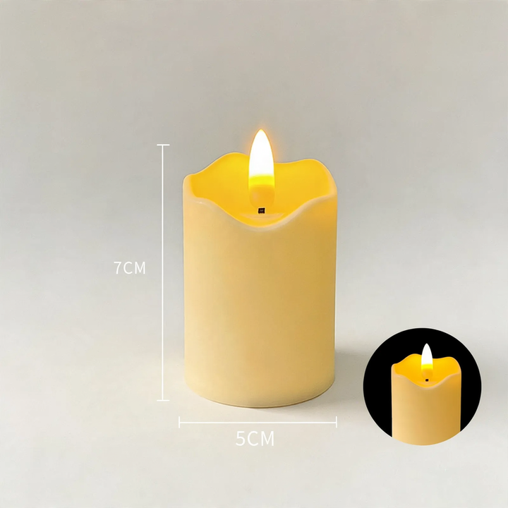 LED mood light in candle shape with remote control