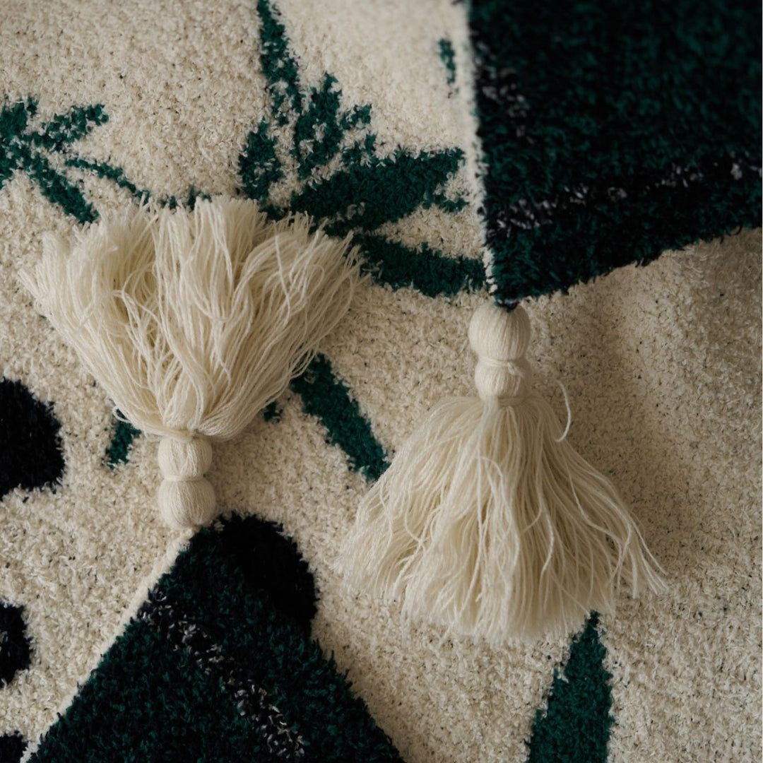 Decorative acrylic throw blanket, 130x170cm