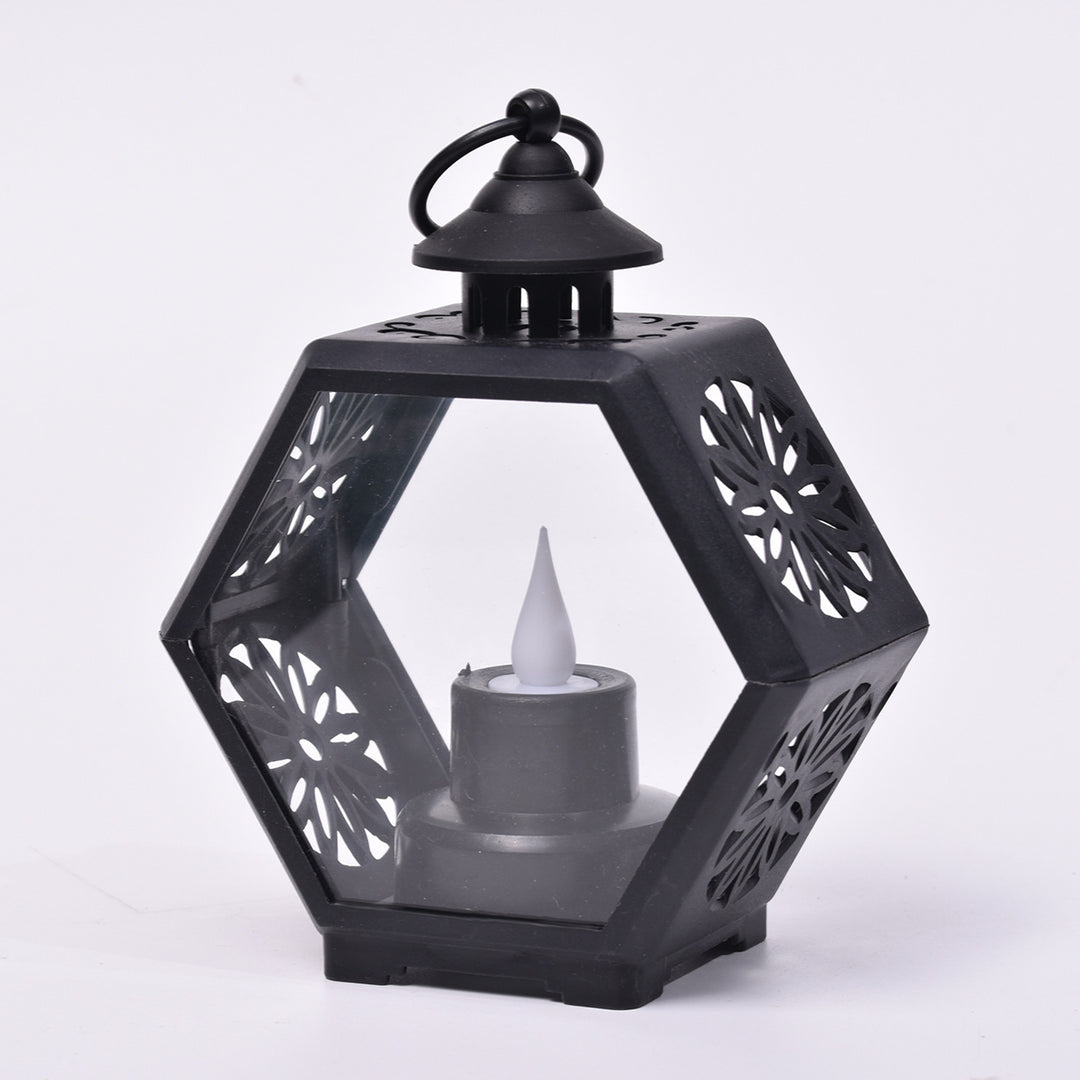 Decorative lantern light in retro style