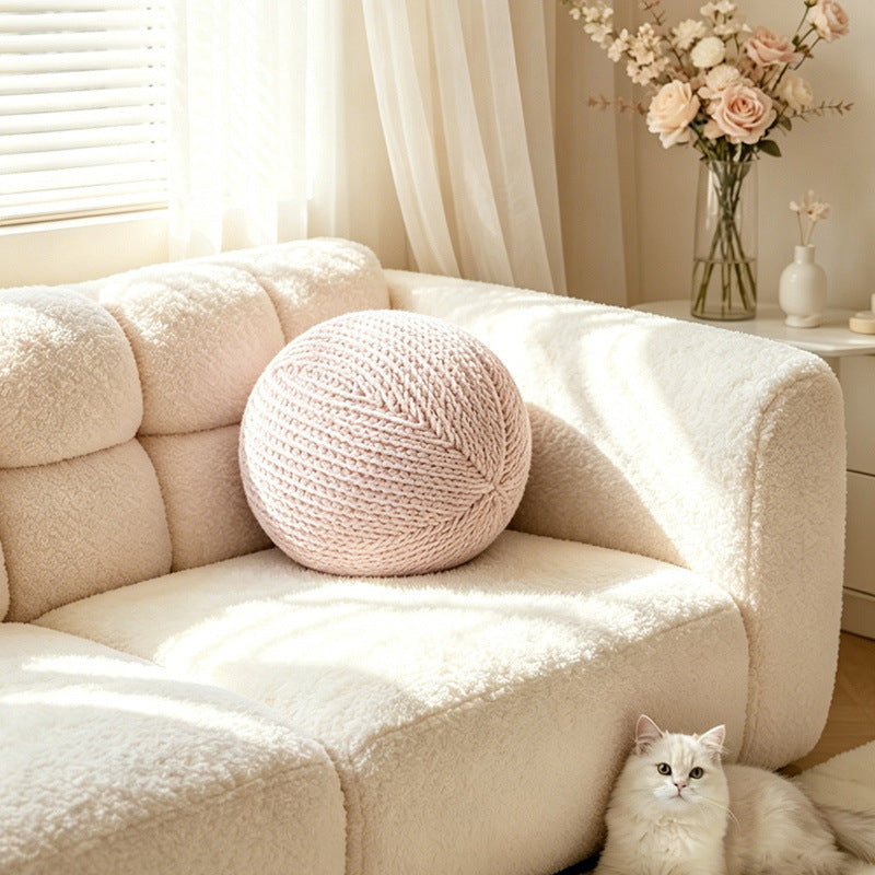 Ball cushion with bow, 20–30 cm