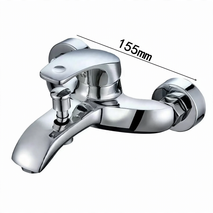 Shower mixer, three-piece