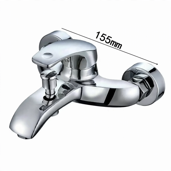 Shower mixer, three-piece