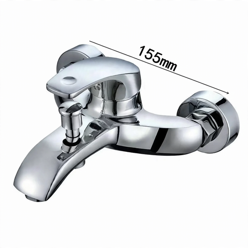 Shower mixer, three-piece