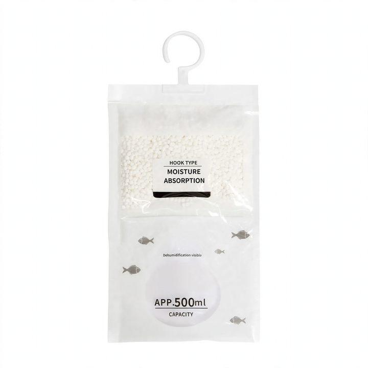 Moisture absorber bags for the household