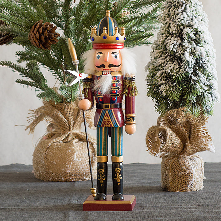 Nutcracker Soldier made of solid wood, 30 cm