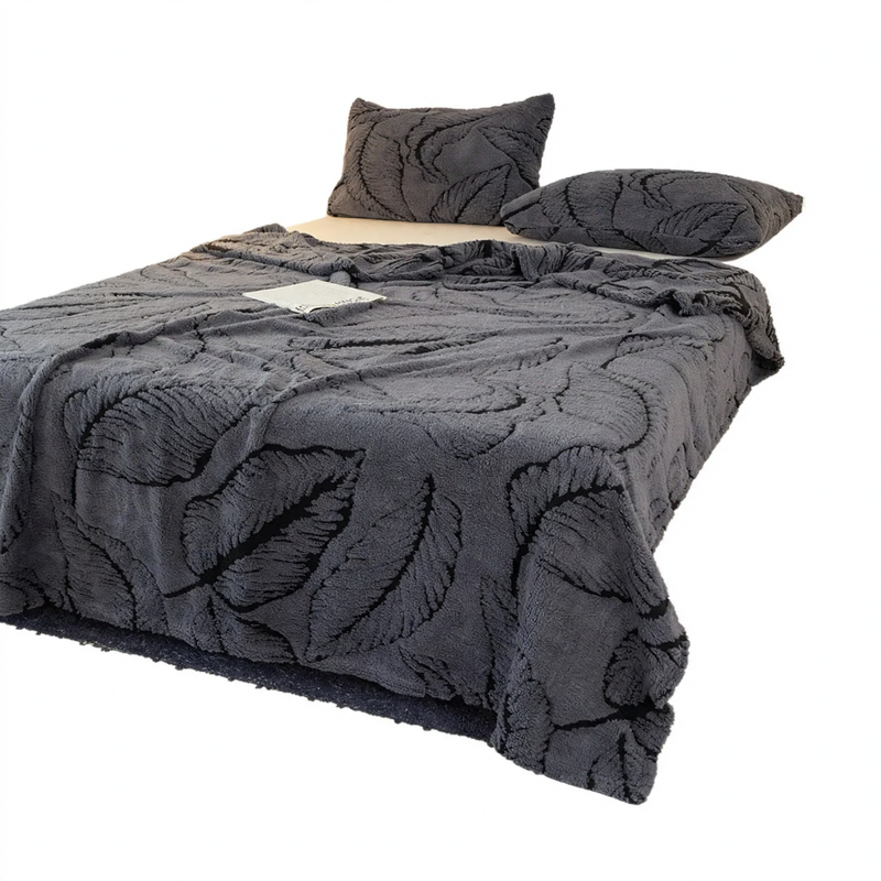 Banana leaf fleece blanket, Polyester