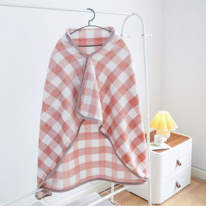 Milk fiber flannel blanket with pattern selection