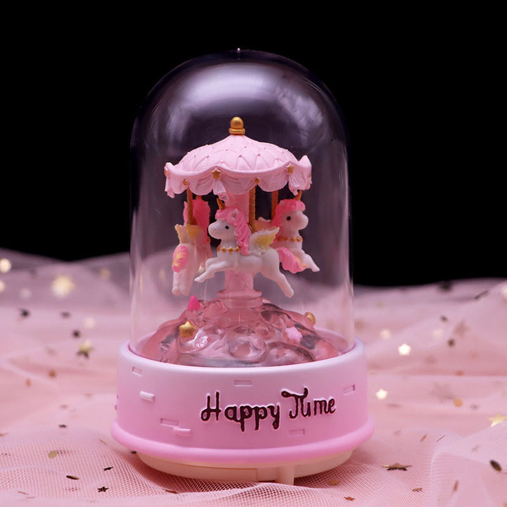 Decorative star string lights with music box function
