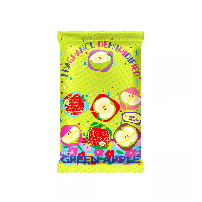 Scent dehumidifying bag for hanging with refill option