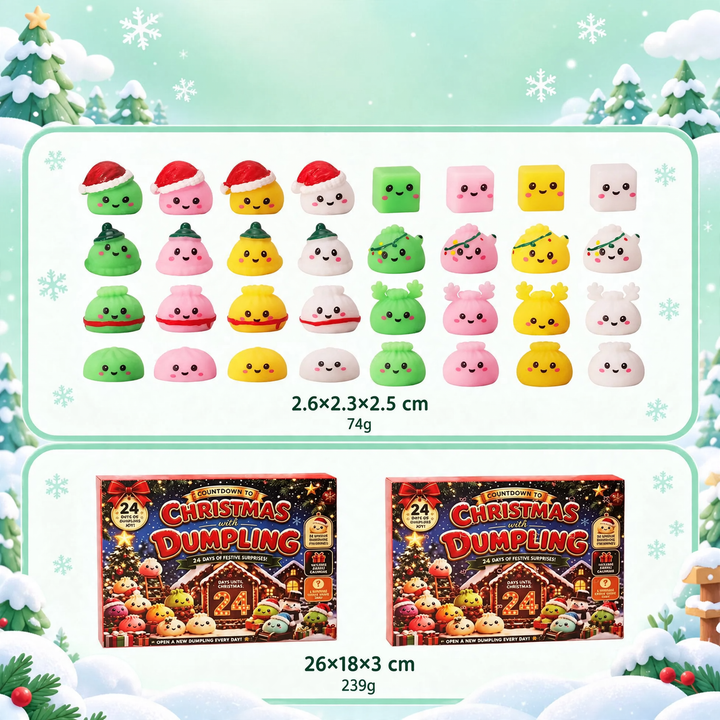 Christmas Surprise Set with Squeeze Figures