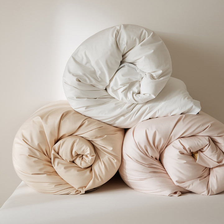 Long staple cotton duvet cover, single piece