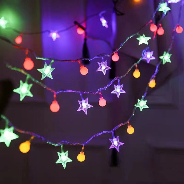LED string lights for atmospheric decoration