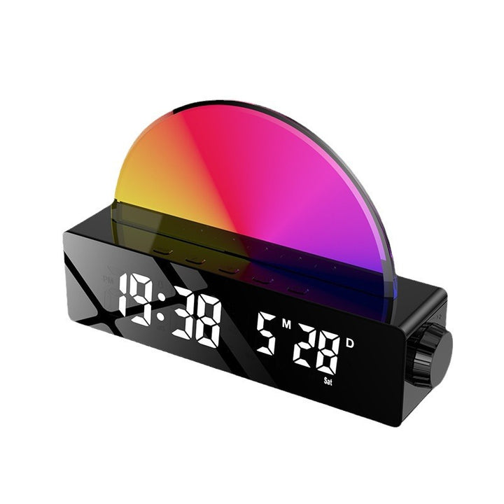 Smart LED alarm clock with sunrise simulation
