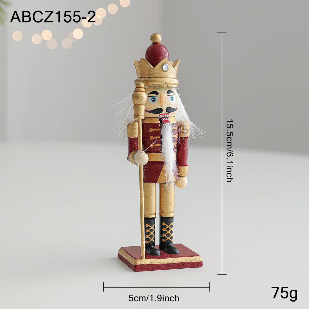 Nutcracker soldier made of wood, various sizes
