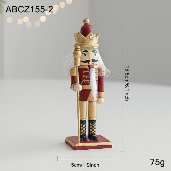 Nutcracker soldier made of wood, various sizes